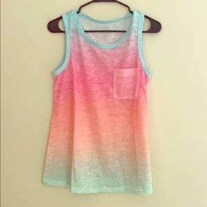 Ombré loose tank